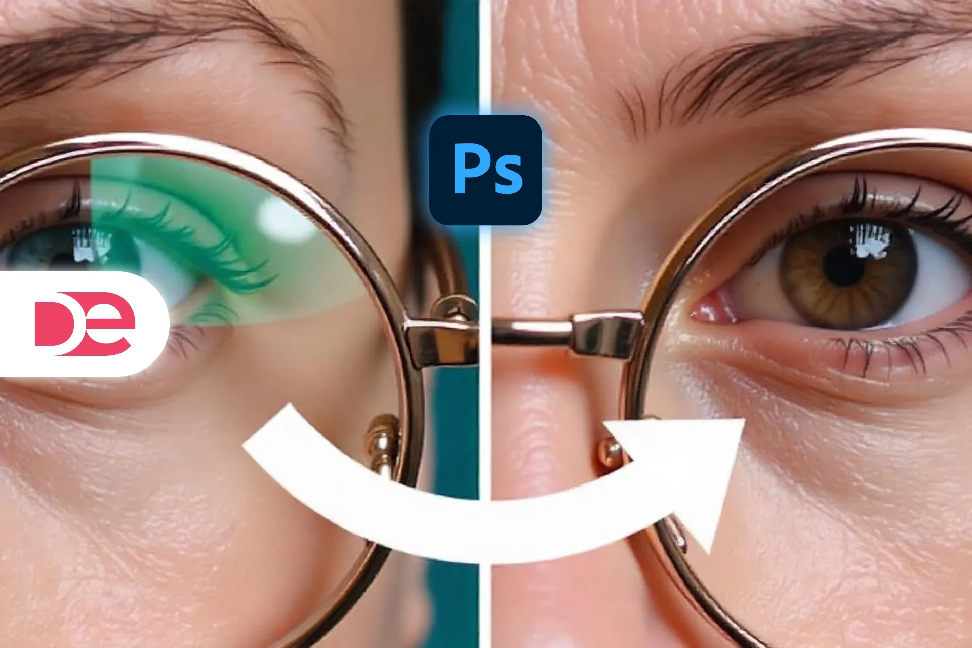 How to Remove Glare from Glasses in Photoshop (Step-by-Step Guide)