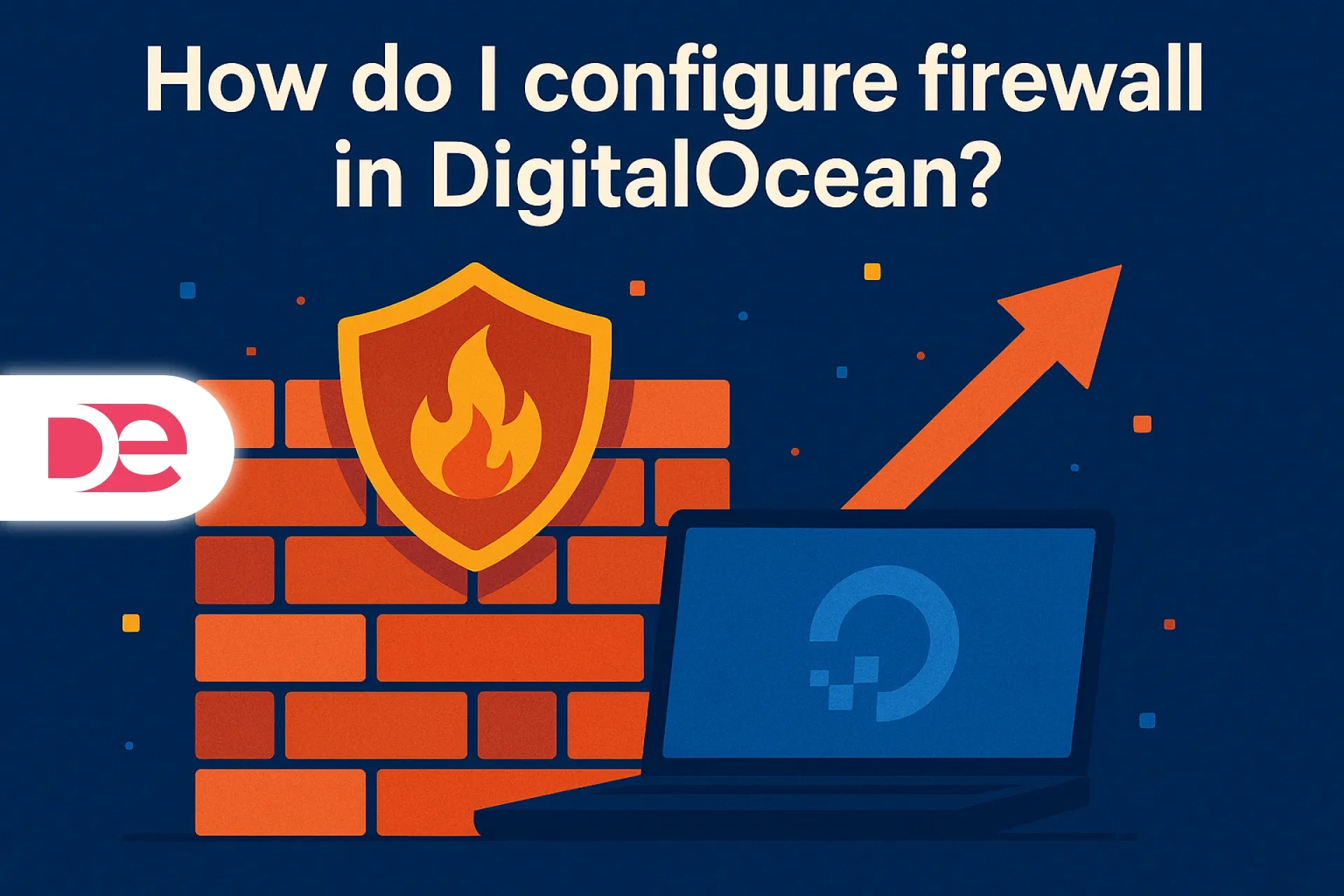 How do I configure a firewall in DigitalOcean?